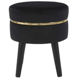 Pouf en tissu Paris 35 x 40.5 cm