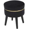 Pouf en tissu Paris 35 x 40.5 cm