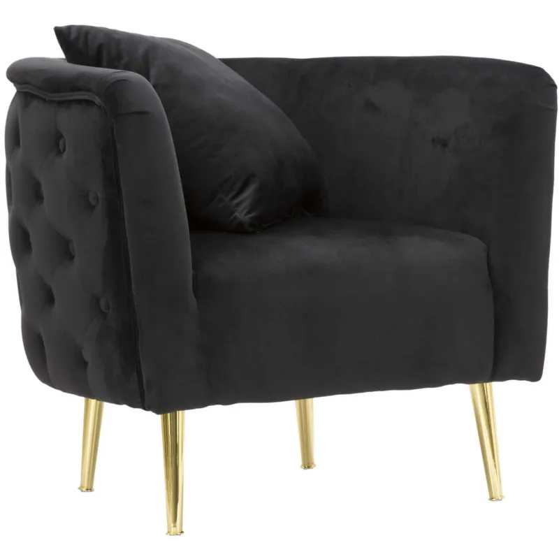 Fauteuil en tissu Bucarest 76 x 74 x 71 cm