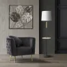 Fauteuil en tissu Bucarest 76 x 74 x 71 cm