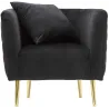 Fauteuil en tissu Bucarest 76 x 74 x 71 cm