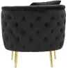 Fauteuil en tissu Bucarest 76 x 74 x 71 cm