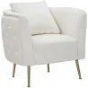 Fauteuil en tissu Bucarest 76 x 74 x 71 cm