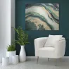 Fauteuil en tissu Bucarest 76 x 74 x 71 cm