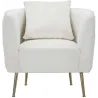 Fauteuil en tissu Bucarest 76 x 74 x 71 cm