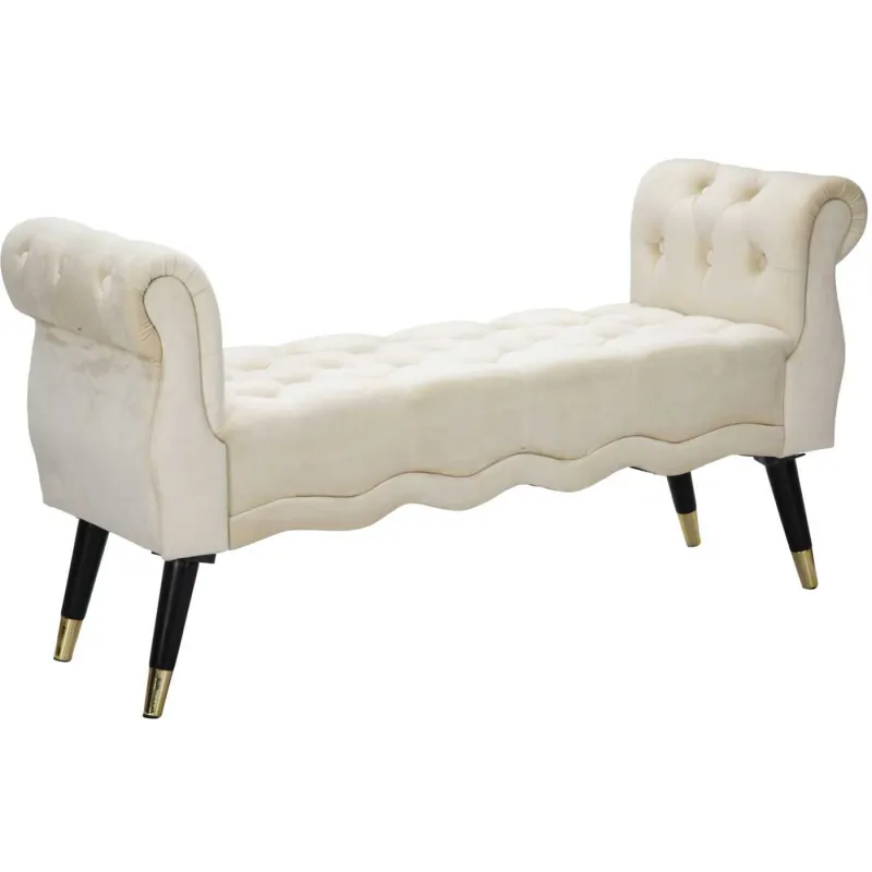 Banc en tissu Paris 120 x 40 x 60 cm