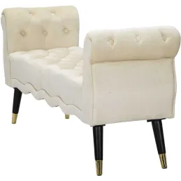 Banc en tissu Paris 120 x 40 x 60 cm
