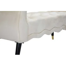 Banc en tissu Paris 120 x 40 x 60 cm