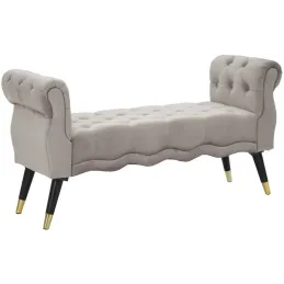 Banc en tissu Paris 120 x 40 x 60 cm
