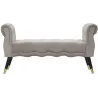 Banc en tissu Paris 120 x 40 x 60 cm