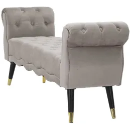 Banc en tissu Paris 120 x 40 x 60 cm
