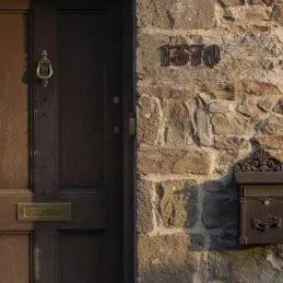 Numéro de maison en fonte