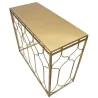 Console en métal doré Arab 96.5 x 41 x 78 cm
