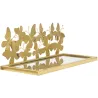 Etagère chevet en métal doré Butterfly 43 x 19.2 x 16.5 cm (Lot de 2)