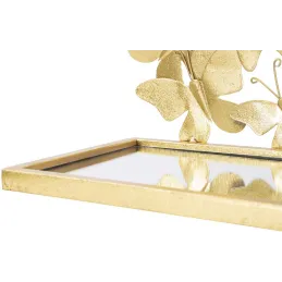 Etagère chevet en métal doré Butterfly 43 x 19.2 x 16.5 cm (Lot de 2)