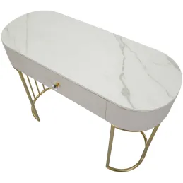 Console en métal avec tiroir Montpellier 100 x 40 x 75 cm