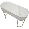Console en métal avec tiroir Montpellier 100 x 40 x 75 cm