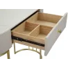 Console en métal avec tiroir Montpellier 100 x 40 x 75 cm