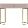Console en métal avec tiroir Montpellier 100 x 40 x 75 cm