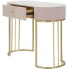 Console en métal avec tiroir Montpellier 100 x 40 x 75 cm