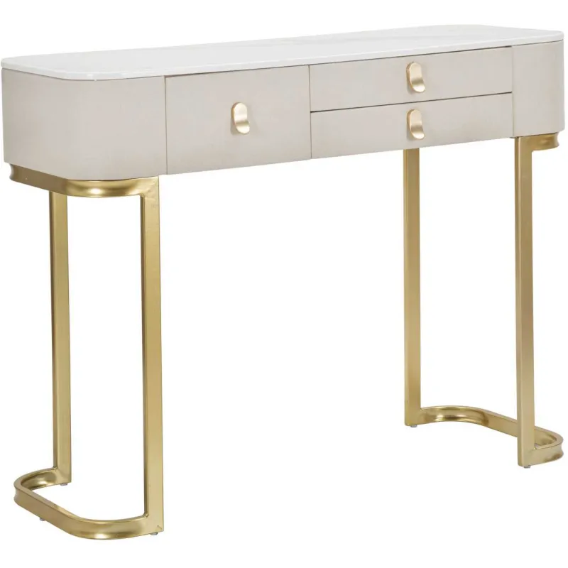 Console en métal et bois Beauty 100 x 40 x 80 cm