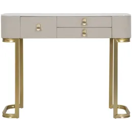Console en métal et bois Beauty 100 x 40 x 80 cm