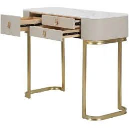 Console en métal et bois Beauty 100 x 40 x 80 cm