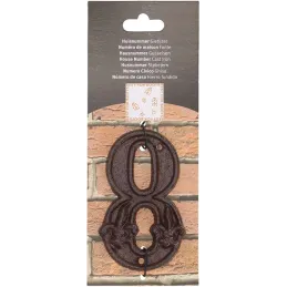 Numéro de maison en fonte