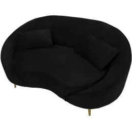 Canapé en tissu 2 places Oslo 148 x 84 x 68 cm