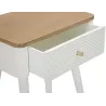 Table de chevet en bois de frêne Matera 45 x 32 x 62 cm