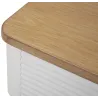Table de chevet en bois de frêne Matera 45 x 32 x 62 cm