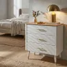 Commode en bois de frêne Matera 78 x 37 x 80 cm