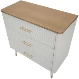 Commode en bois de frêne Matera 78 x 37 x 80 cm