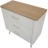 Commode en bois de frêne Matera 78 x 37 x 80 cm
