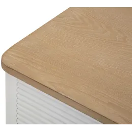 Commode en bois de frêne Matera 78 x 37 x 80 cm