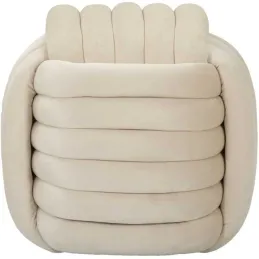 Pouf en tissu Softy 45 x 45 x 45 cm