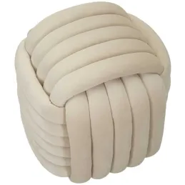 Pouf en tissu Softy 45 x 45 x 45 cm