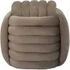 Pouf en tissu Softy 45 x 45 x 45 cm