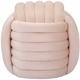 Pouf en tissu Softy 45 x 45 x 45 cm