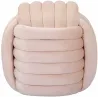 Pouf en tissu Softy 45 x 45 x 45 cm