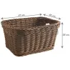 Corbeille de rangement en rotin synthétique