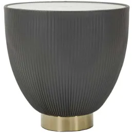 Table basse en métal et céramique Elge 46 x 45 cm