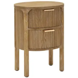 Table de chevet en bois de sapin Gothenburg 38 x 34.5 x 52 cm