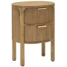 Table de chevet en bois de sapin Gothenburg 38 x 34.5 x 52 cm