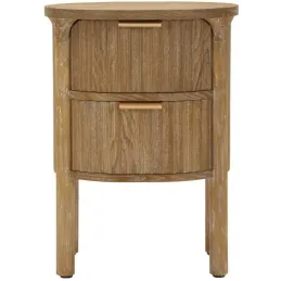 Table de chevet en bois de sapin Gothenburg 38 x 34.5 x 52 cm
