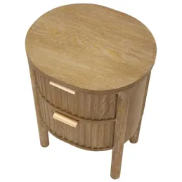 Table de chevet en bois de sapin Gothenburg 38 x 34.5 x 52 cm