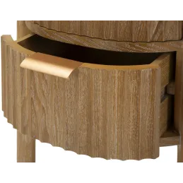 Table de chevet en bois de sapin Gothenburg 38 x 34.5 x 52 cm