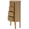 Chiffonnier en bois de sapin Gothenburg 38 x 33.5 x 82 cm