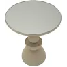 Bout de canapé avec plateau miroir Dune