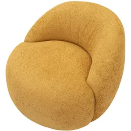 Fauteuil en tissu Ginevra 81 x 78 x 64 cm